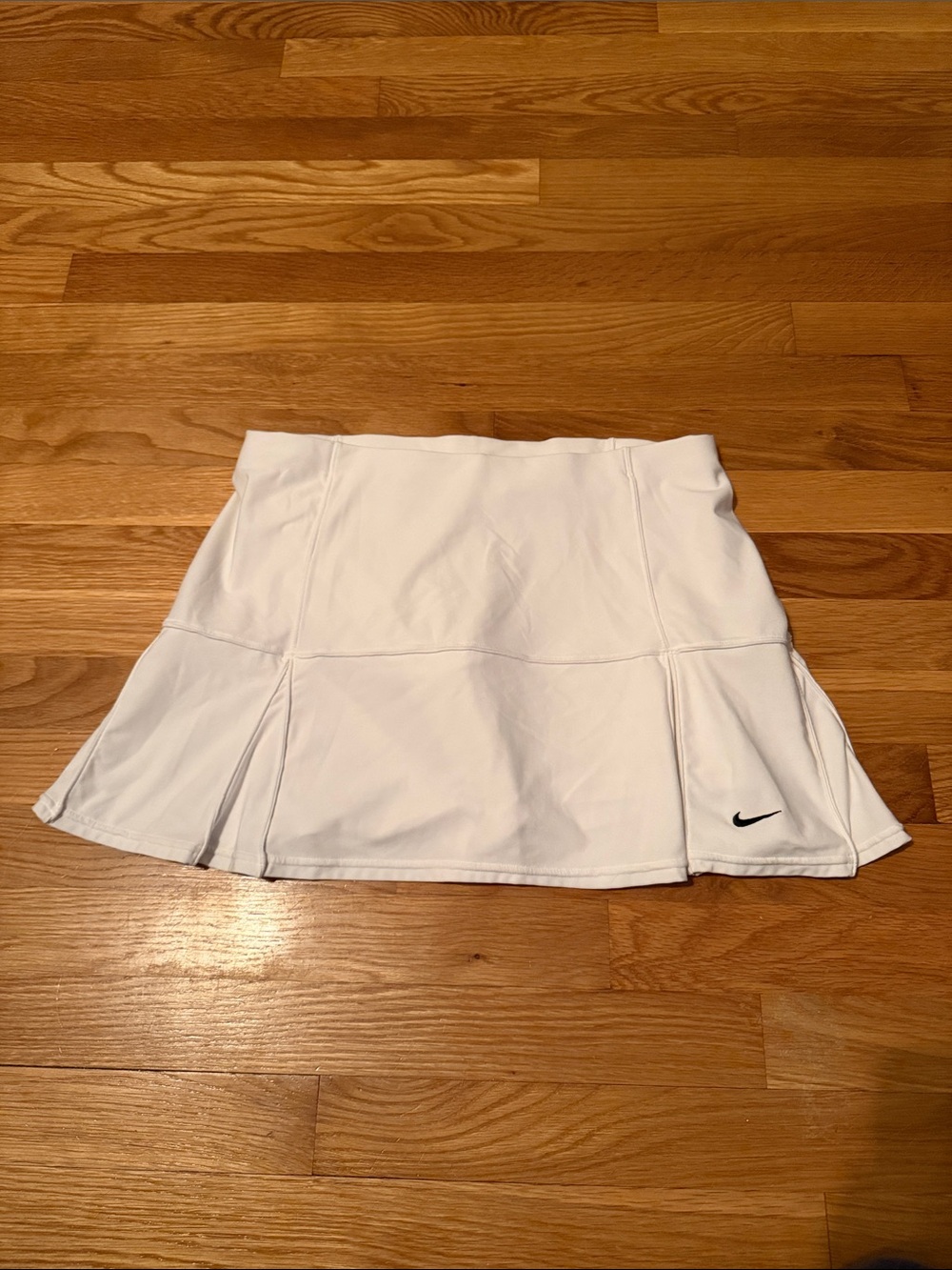 Nike White Pleated Skater Tennis Skirt